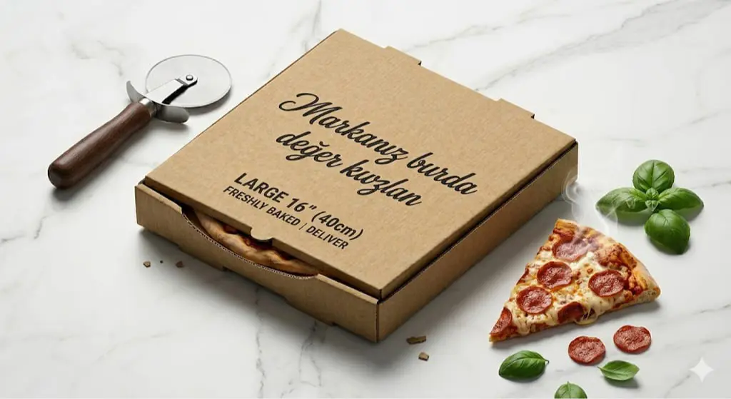 Özel Baskılı Pizza Kutusu