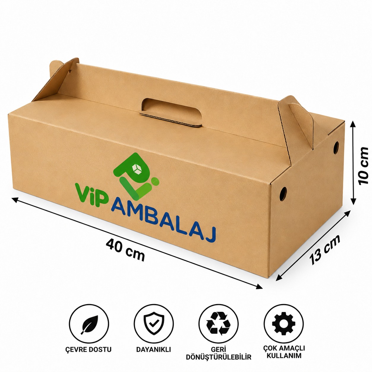 Lahmacun Kutusu 40x13x10 - Baskılı