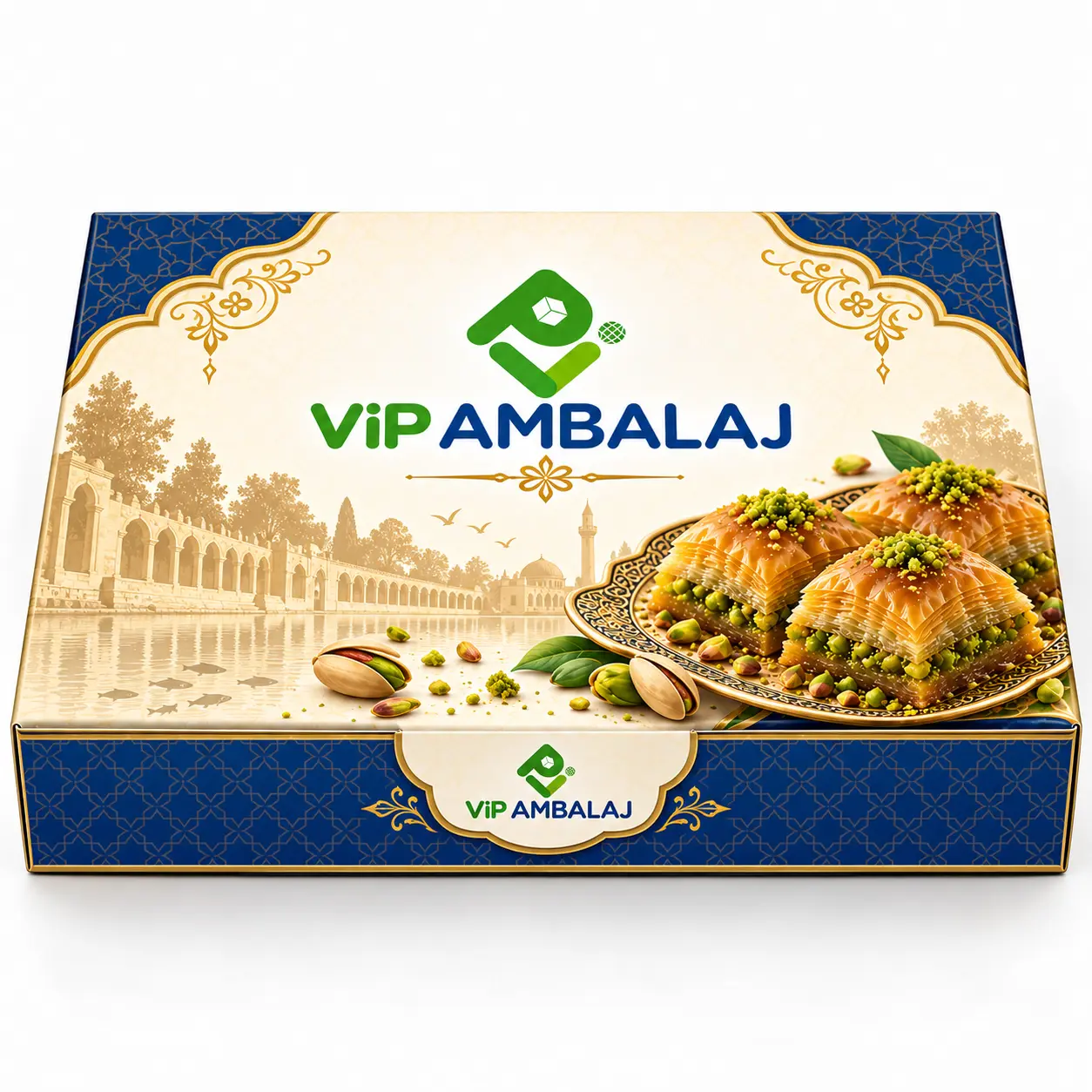 Özel Baskılı Baklava Kutusu - 500 gr